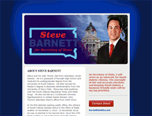 Tablet Screenshot of barnettforsouthdakota.com